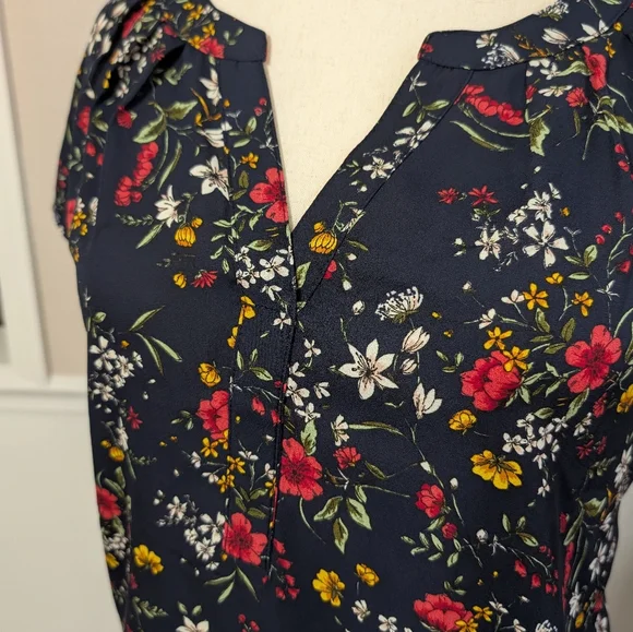 2/$10 Papermoon Reece Mixed Media Blouse - Picture 3 of 7